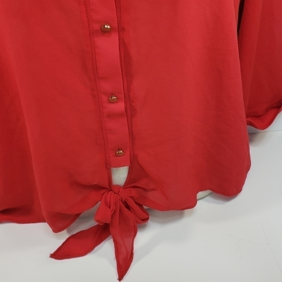 Forever 21 Red Blouse - Picture 4 of 4